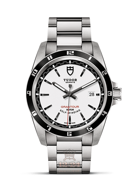 Tudor Grantour Watch M20500N-0001 42 mm Stainless steel Case White Dial