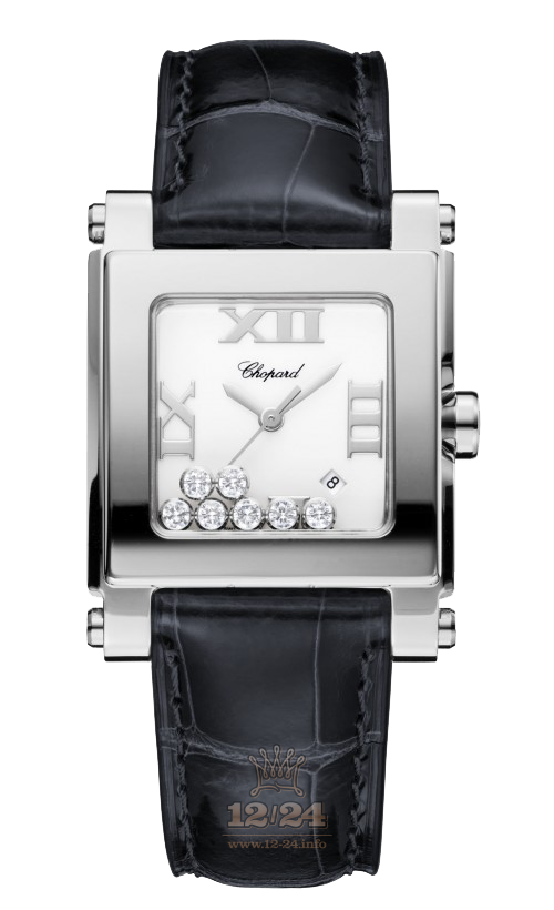 Chopard Happy Diamonds Watch 278495-3007 38 mm Stainless steel Case White Dial