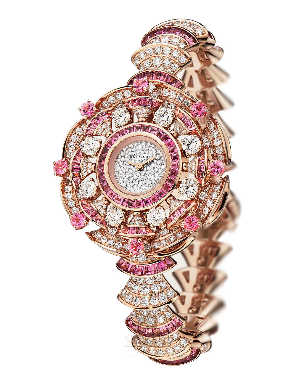 Bvlgari Divas Dream Watch 102562 DVP39D2GD2GD2RU 39 mm Pink gold Case Silver Dial