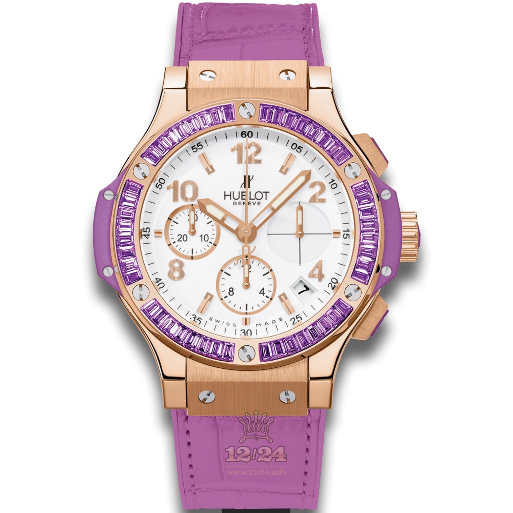 Hublot Big Bang Watch 341.PV.2010.LR.1905 41 mm Red gold Case White Dial