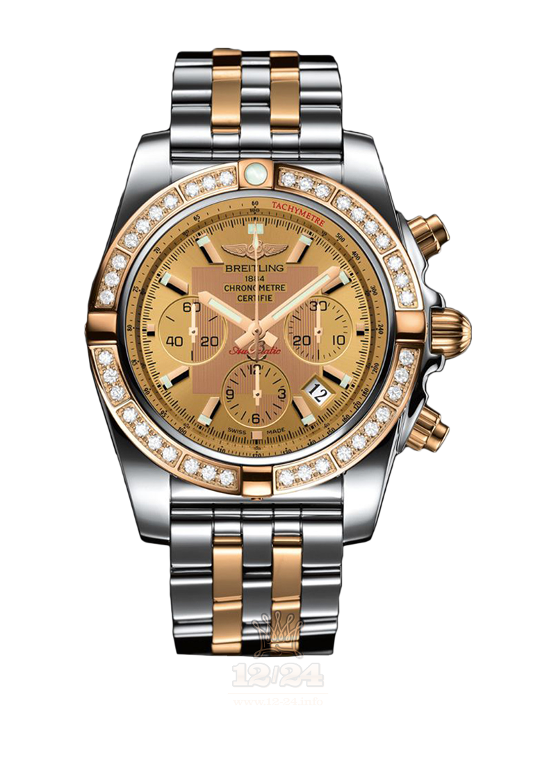 Breitling Chronomat Watch CB011053|H548|375C 44 mm Steel / Pink gold Case