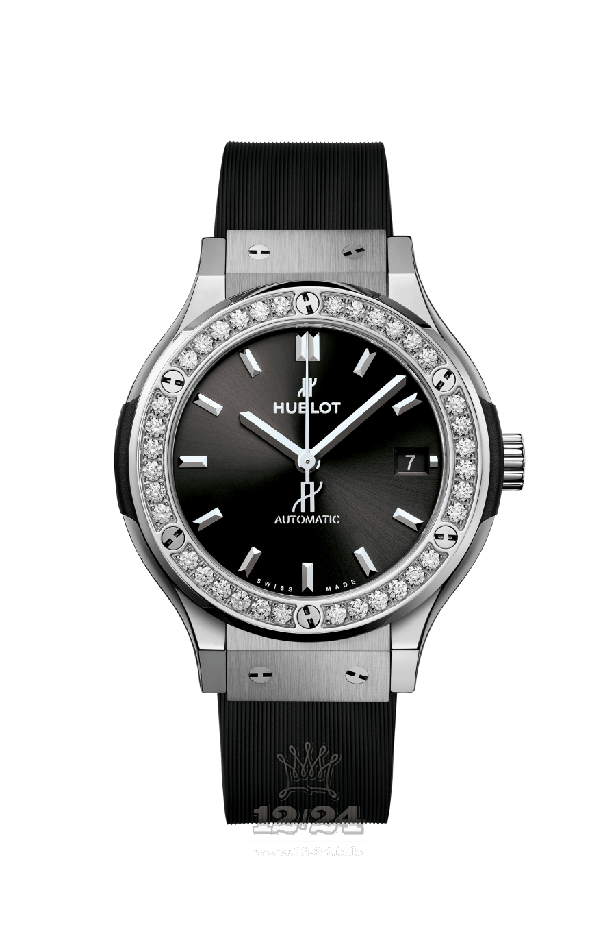 Hublot Classic Fusion Watch 565.NX.1470.RX.1204 38 mm Titanium Case Black Dial
