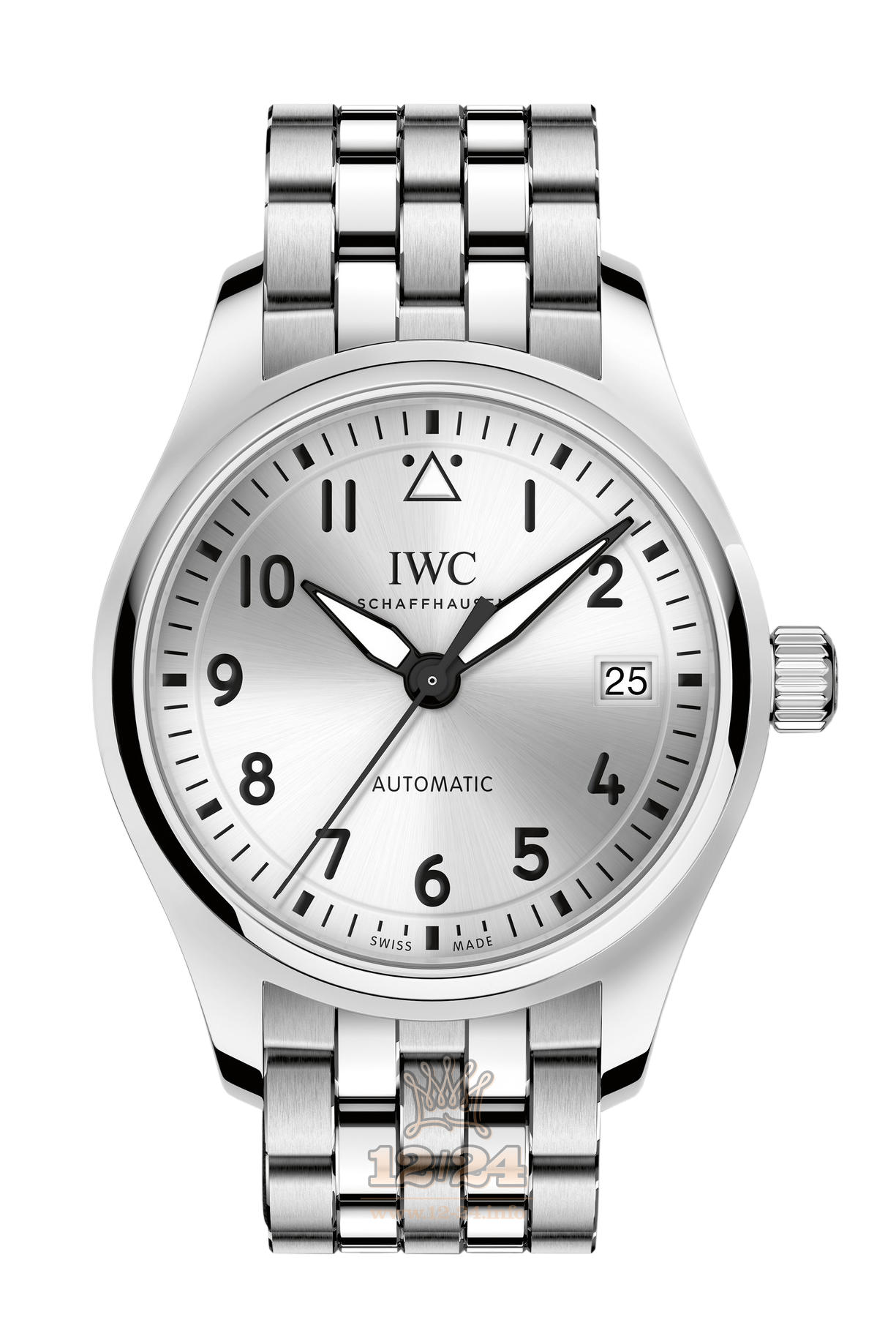 IWC Pilot s Watches Watch IW324006 36 mm Stainless steel Case Silver Dial