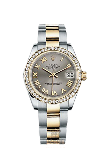 Rolex Datejust Watch 178383-0046 31 mm Steel / Yellow gold Case Gray Dial