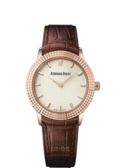 Audemars Piguet Classique Watch 77231OR.GG.A088CR.01 30 mm Pink gold Case Beige Dial