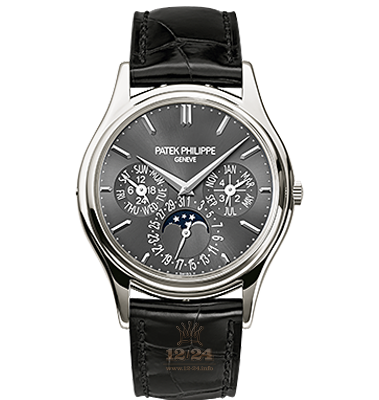 Patek Philippe Grand Complications Watch 5140P-017 37 mm Platinum Case Gray Dial