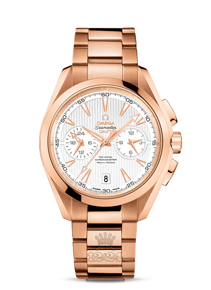 Omega Aqua Terra 150 M Watch 231.50.43.52.02.001 43 mm Pink gold Case Silver Dial