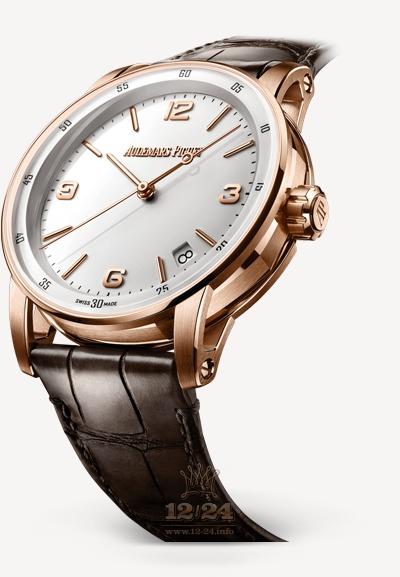 Audemars Piguet Code 11.59 Watch 15210OR.OO.A099CR.01 41 mm Pink gold Case White Dial