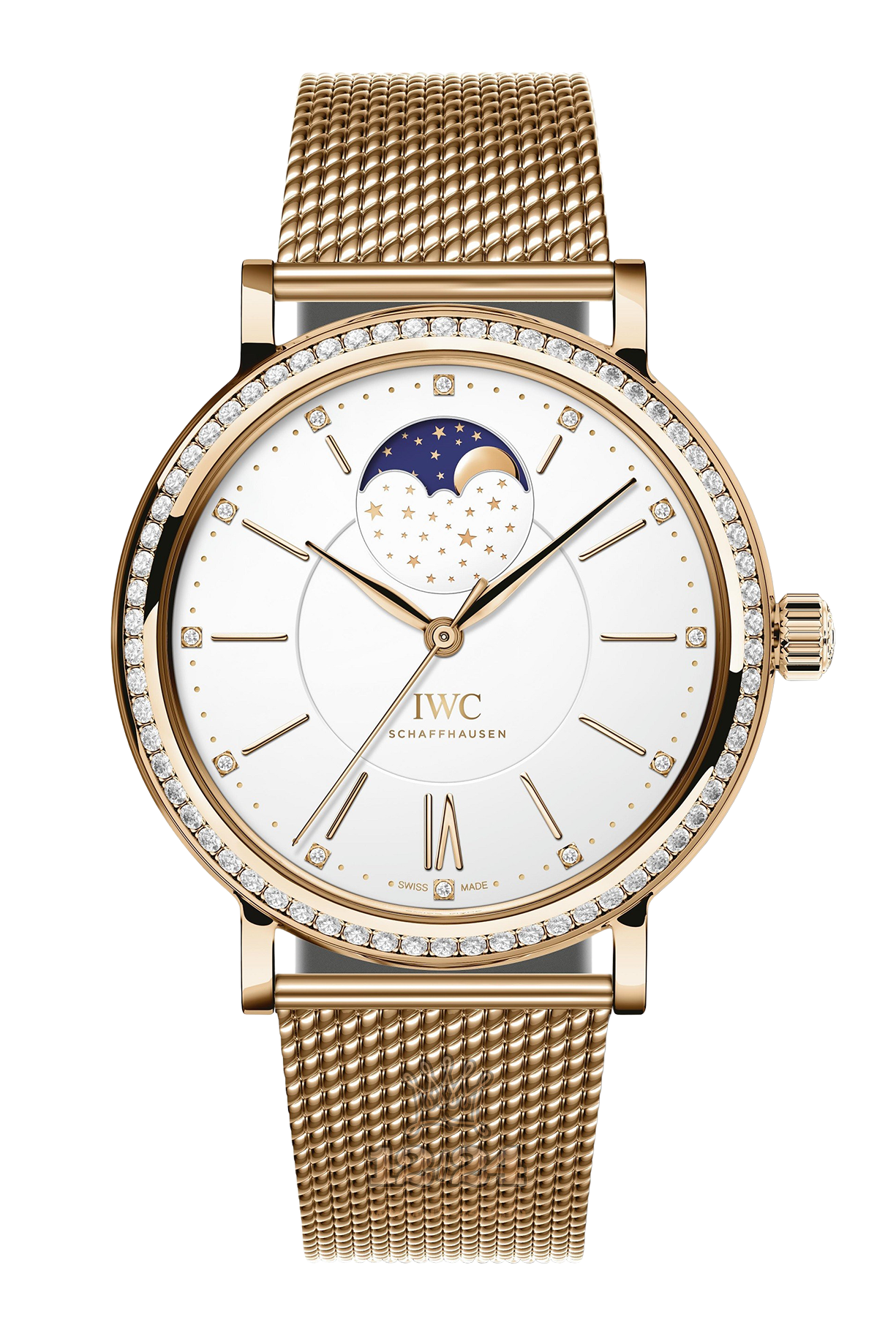 IWC Portofino Watch IW459010 37 mm Pink gold Case White Dial