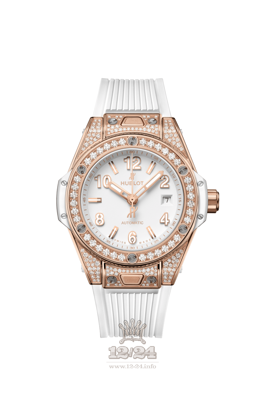 Hublot Big Bang Watch 485.OE.2080.RW.1604 33 mm Pink gold Case White Dial
