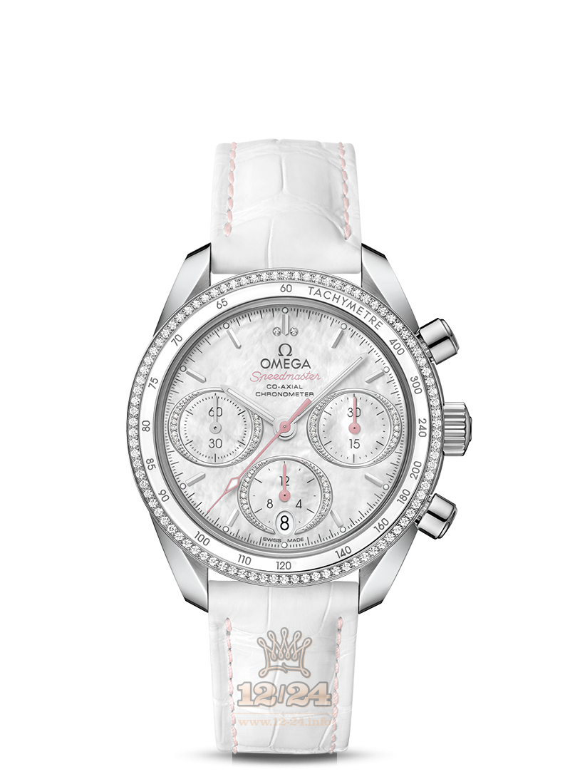 Omega Speedmaster Watch 324.38.38.50.55.001 38 mm Stainless steel Case White Dial