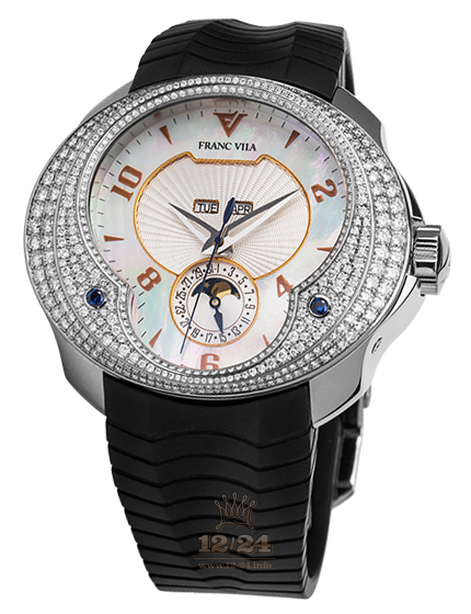 Franc Vila Cobra Watch 7.WG-HJL3.CF-WHG-RH.R.HH Stainless steel Case White Dial