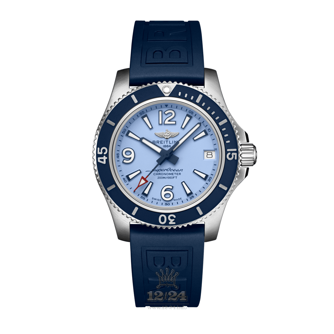 Breitling Superocean Watch A17316D81C1S1 36 mm Stainless steel Case Dark blue Dial