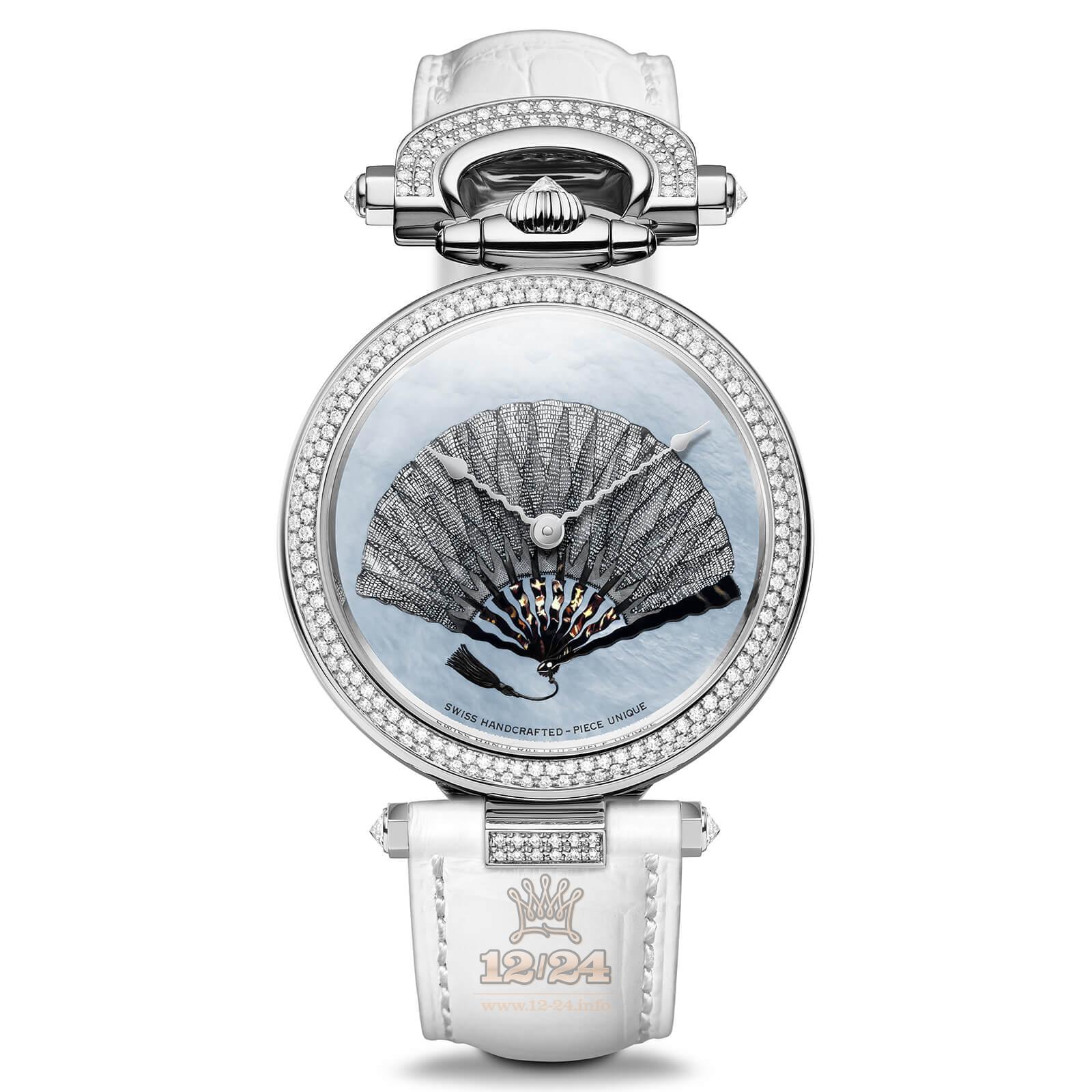 Bovet Fleurier Watch AF39567-SD123 39 mm White gold Case White Dial