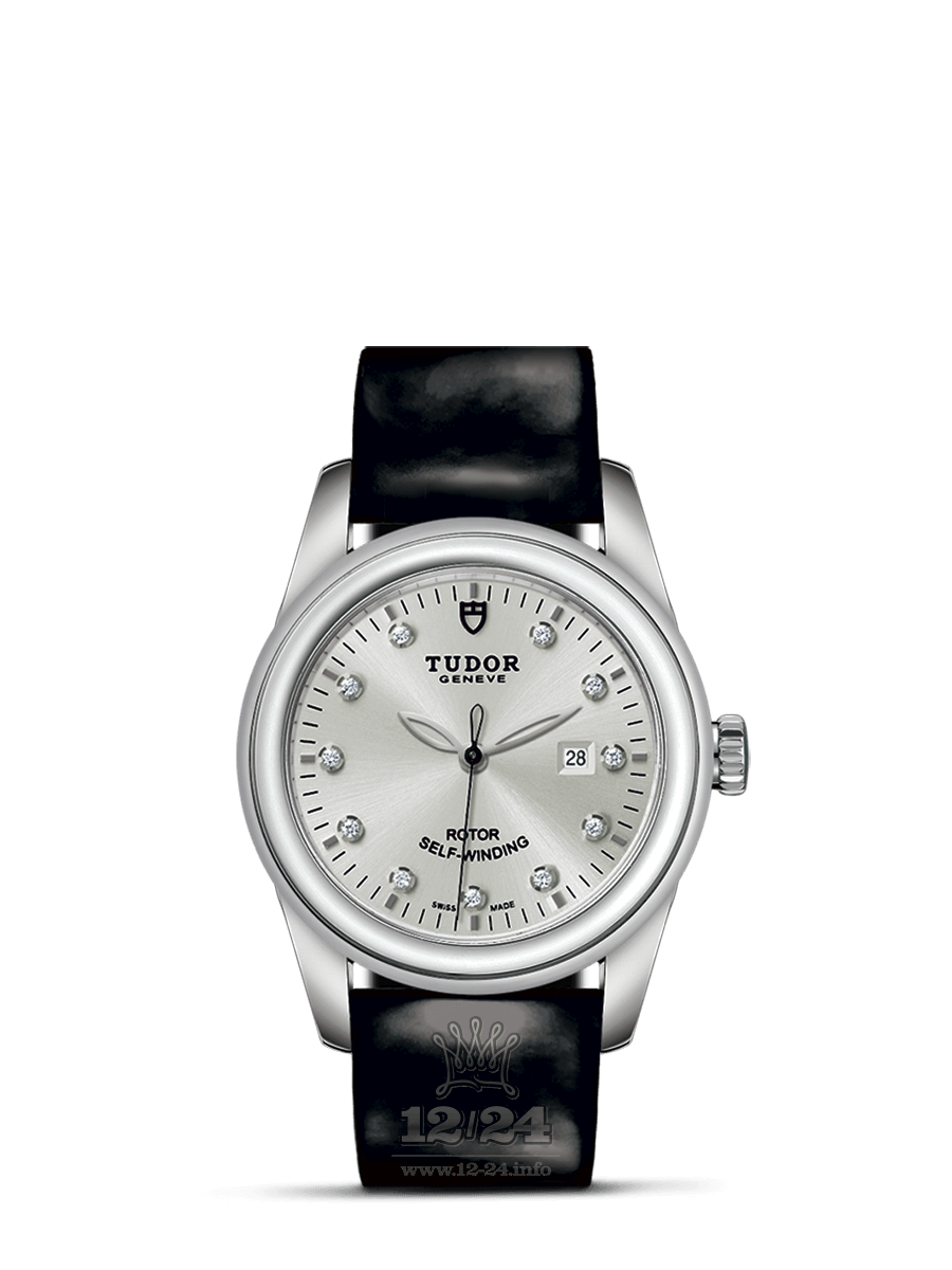 Tudor Glamour Watch M53000-0026 31 mm Stainless steel Case Silver Dial