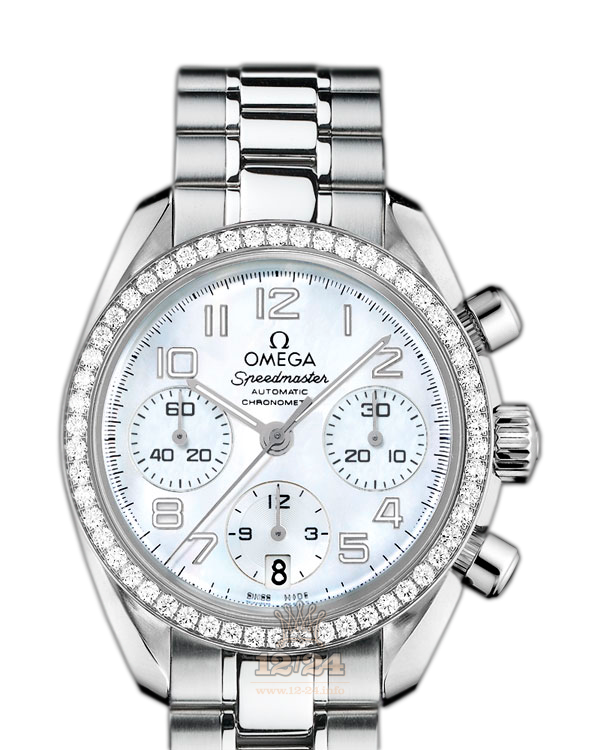 Omega Speedmaster Watch 324.15.38.40.05.001 38 mm Stainless steel Case White Dial