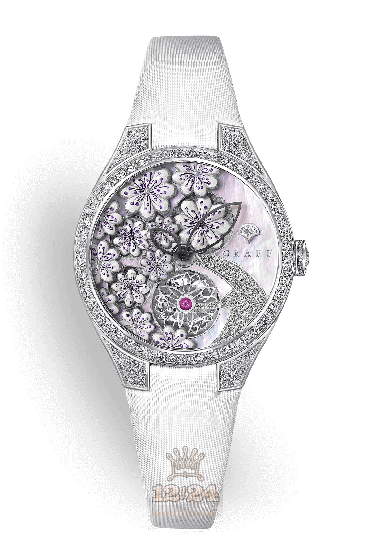 Graff Technical Watches Watch MGFA37WGSLDMPW 37 mm White gold Case White Silver Dial