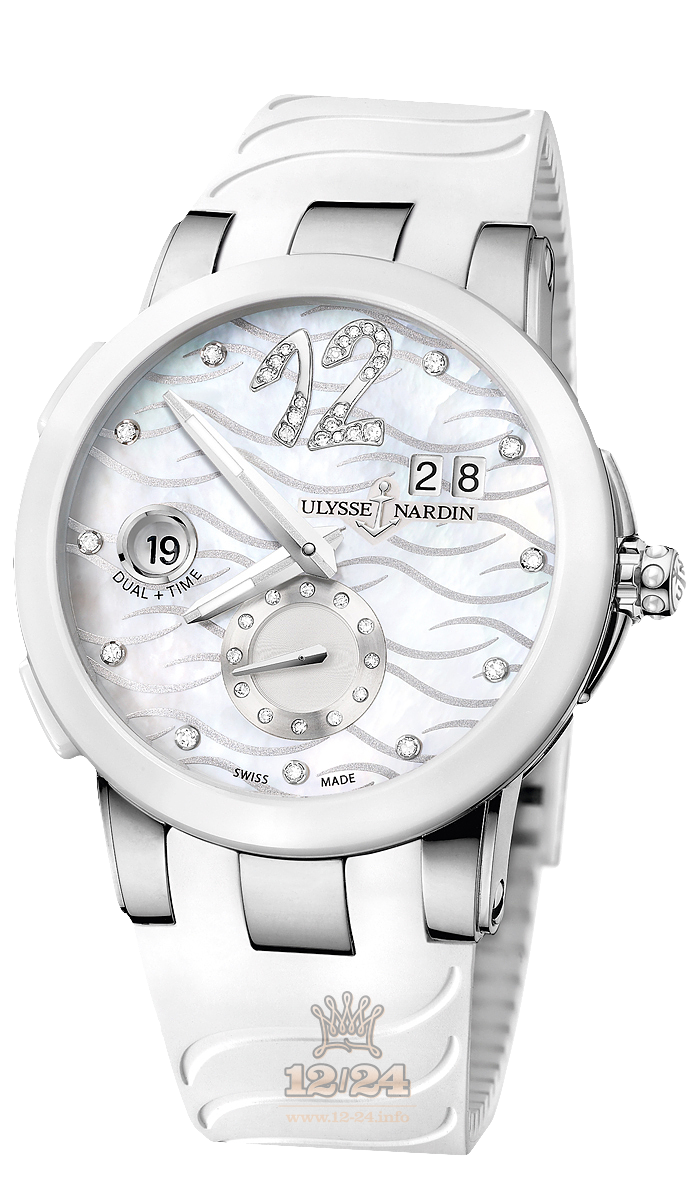 Ulysse Nardin Executive Watch 243-10-3/691 40 mm Stainless steel Case White Dial