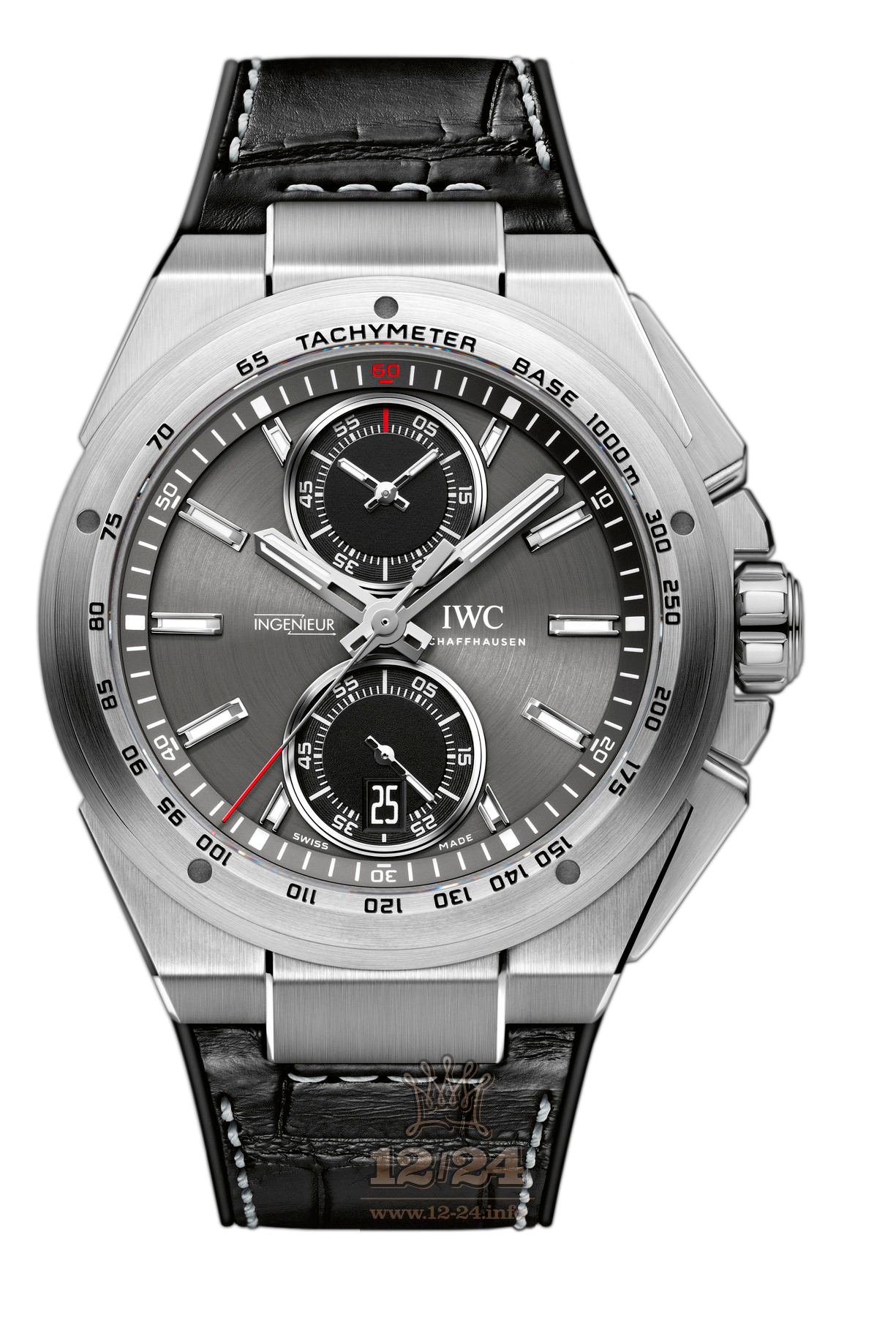 IWC Ingenieur Watch IW378507 45 mm Stainless steel Case Gray Dial