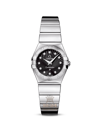 Omega Constellation Watch 123.10.24.60.51.002 24 mm Stainless steel Case Black Dial
