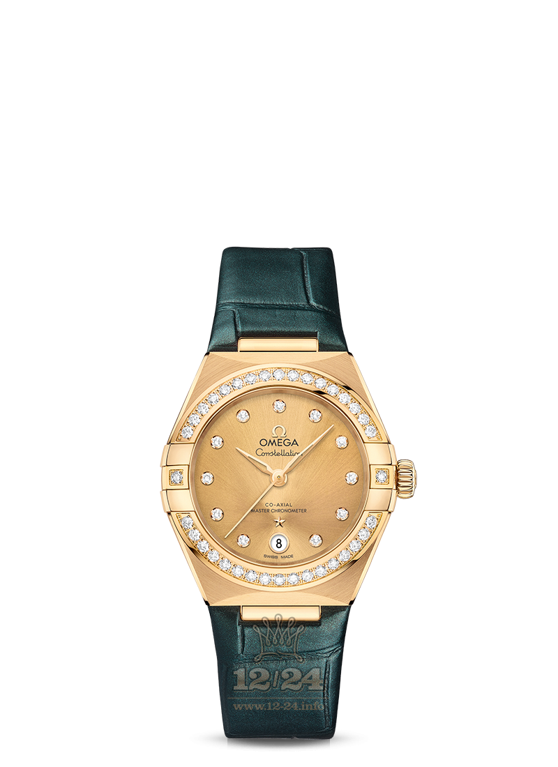 Omega Constellation Watch 131.58.29.20.58.001 29 mm Yellow gold Case Golden Dial