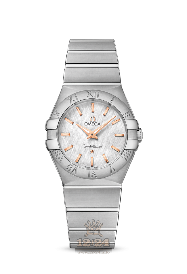 Omega Constellation Watch 123.10.27.60.02.004 27 mm Stainless steel Case White Silver Dial