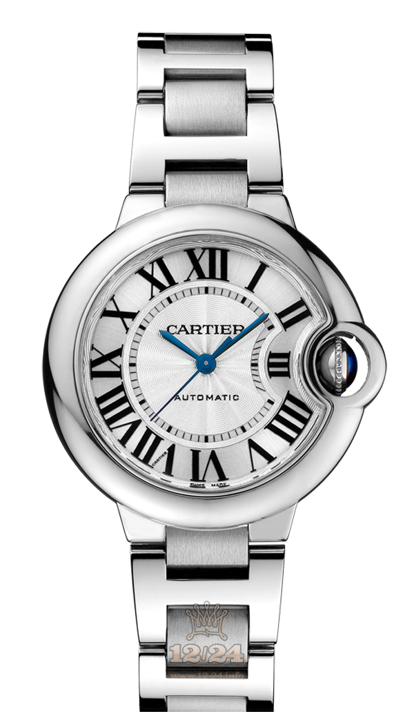 Cartier Ballon Bleu de Cartier Watch W6920071 33 mm Stainless steel Case Silver Dial