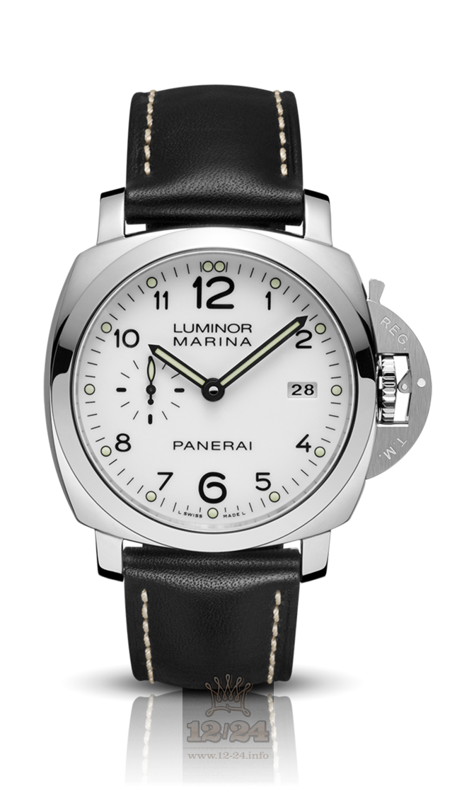 Panerai Luminor 1950 Watch PAM00499 44 mm Stainless steel Case White Dial