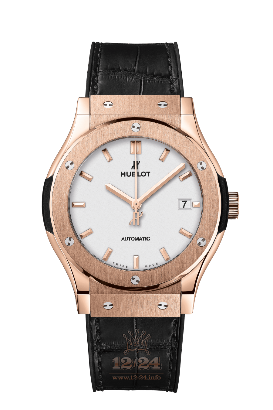 Hublot Classic Fusion Watch 542.OX.2611.LR 42 mm Pink gold Case White Dial