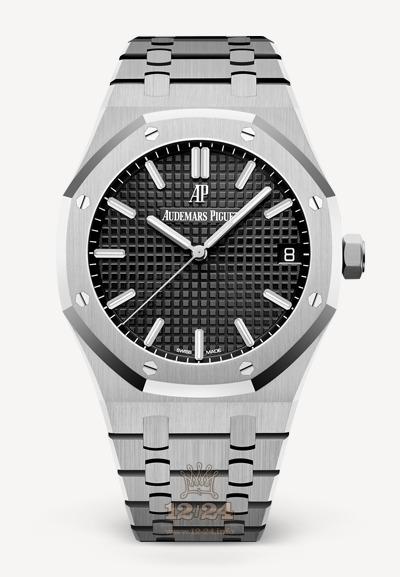Audemars Piguet Royal Oak Watch 15500ST.OO.1220ST.03 41 mm Stainless steel Case Black Dial