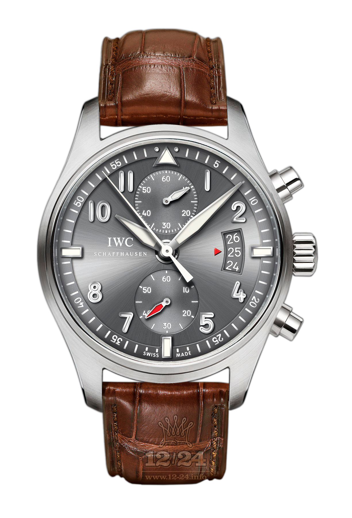 IWC Pilot s Watches Watch IW387802 43 mm Stainless steel Case Gray Dial