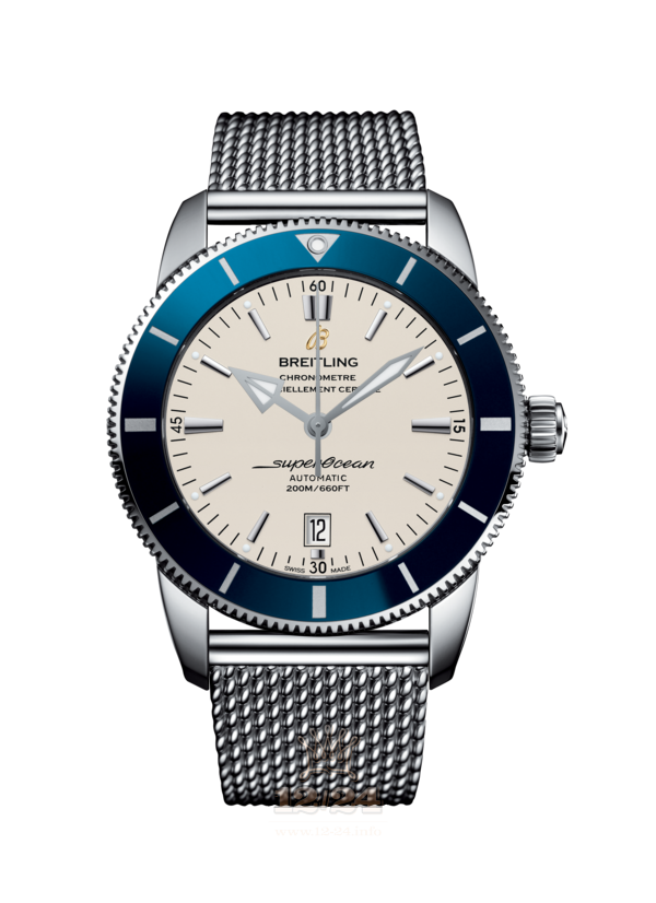Breitling Superocean Heritage II Watch AB202016.G828.152A 46 mm Stainless steel Case White Dial