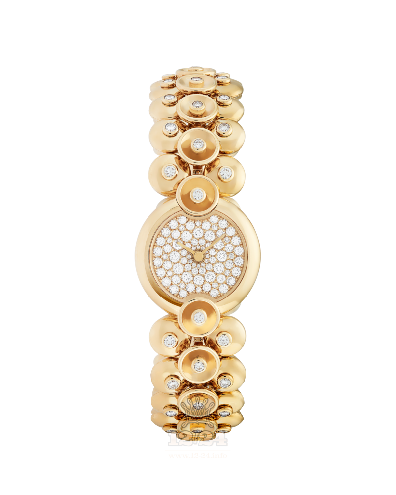 Van Cleef High Jewelry Watches Watch VCARO8R200 Yellow gold Case Silver Dial