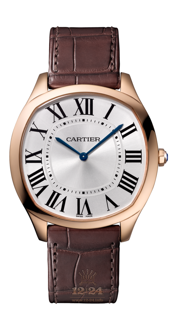Cartier Drive de Cartier Watch WGNM0006 39 mm Pink gold Case Silver Dial