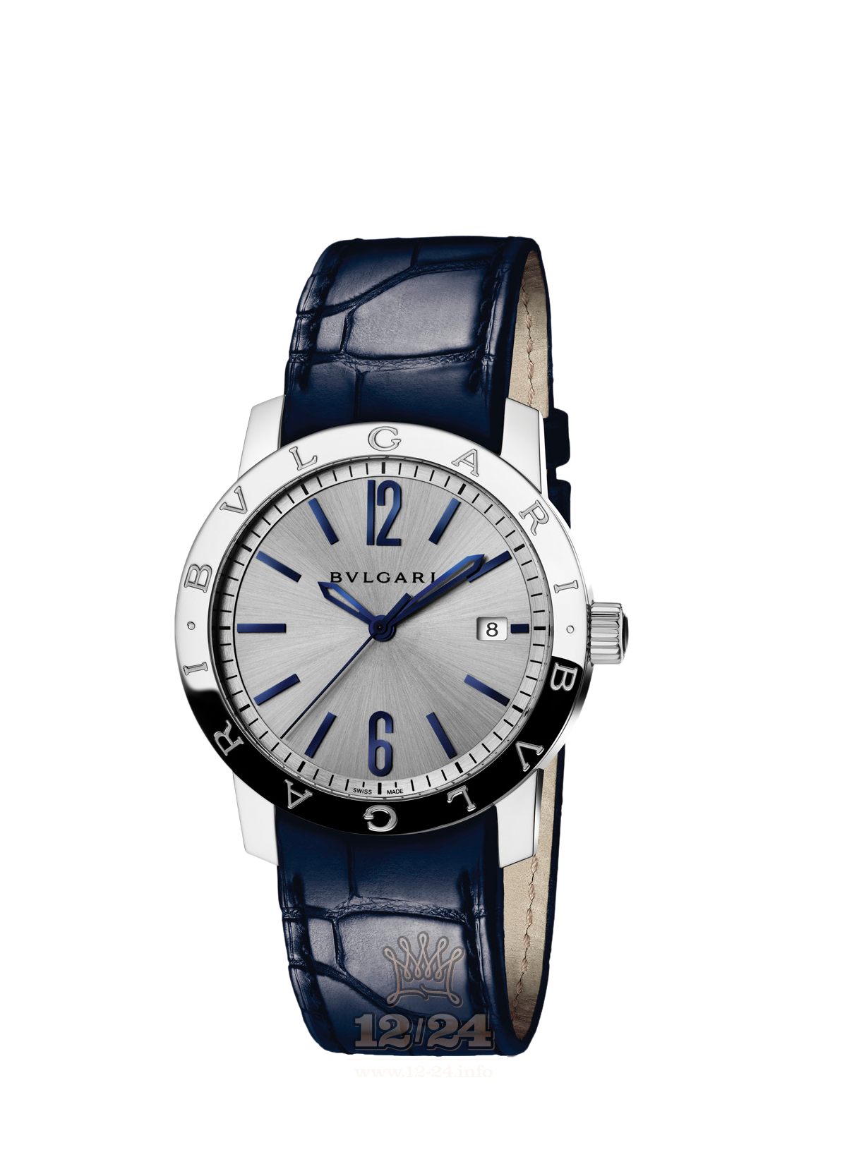 Bvlgari Bvlgari Bvlgari Watch 102610 BB39C6SLD 39 mm Stainless steel Case Gray Dial