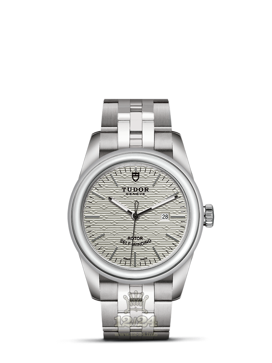 Tudor Glamour Watch M53000-0007 31 mm Stainless steel Case Silver Dial