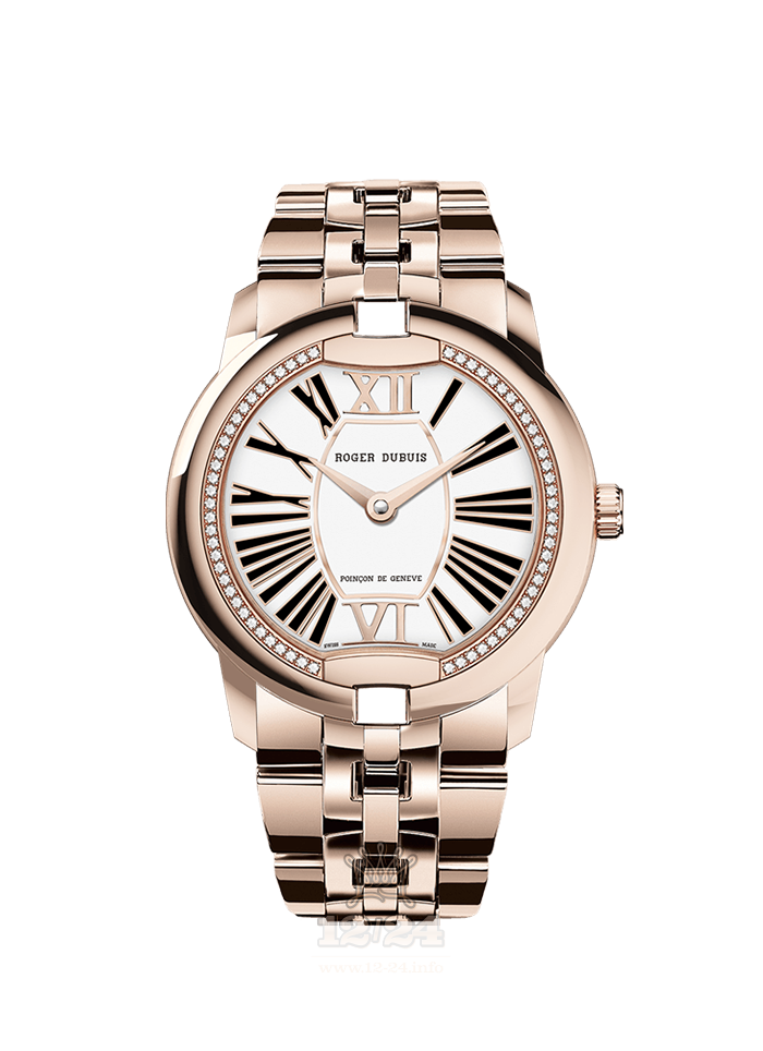 Roger Dubuis Velvet Watch RDDBVE0041 36 mm Pink gold Case White Dial