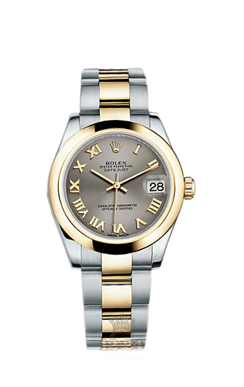 Rolex Lady-Datejust Watch 178243-0074 31 mm Steel / Yellow gold Case Gray Dial