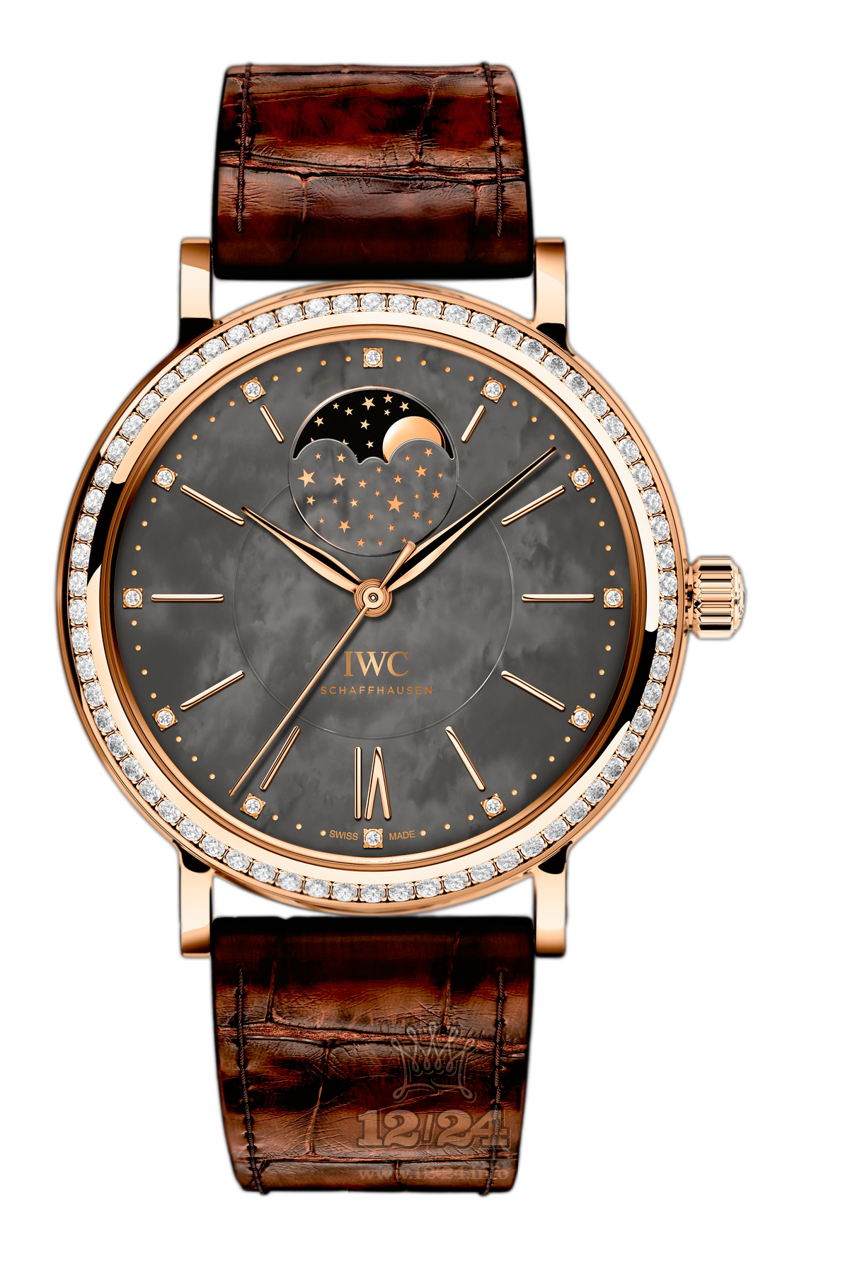 IWC Portofino Watch IW459003 37 mm Yellow gold Case Black Dial