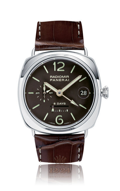 Panerai 2005 Watch PAM00201 45 mm Platinum Case Brown (chocolate) Dial