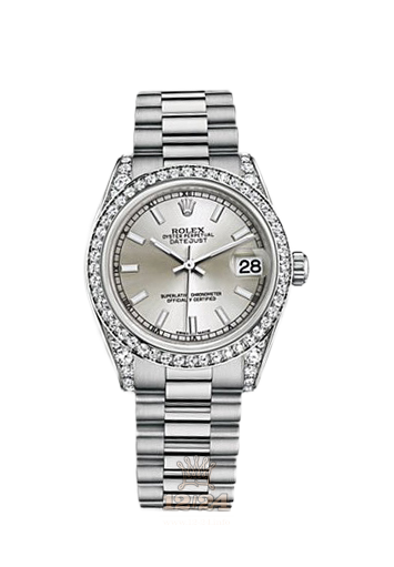 Rolex Datejust Watch 178159-0018 31 mm White gold Case Silver Dial