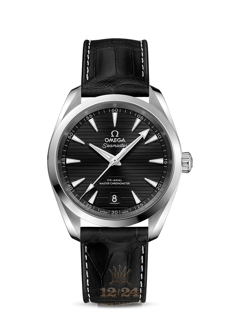 Omega Aqua Terra 150 M Watch 220.13.38.20.01.001 38 mm Stainless steel Case Black Dial