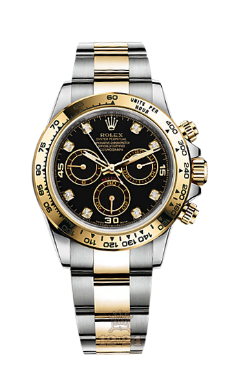 Rolex Cosmograph Daytona Watch 116503-0008 40 mm Steel / Yellow gold Case Black Dial