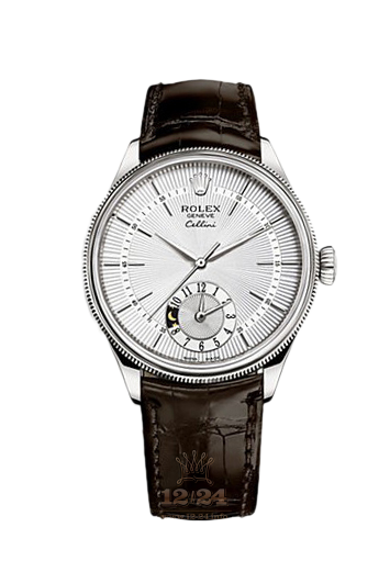 Rolex Cellini Watch 50529-0009 39 mm White gold Case Silver Dial