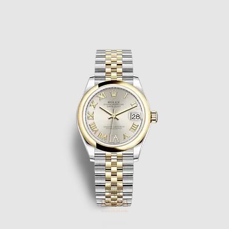 Rolex Datejust Watch 278243-0004 31 mm Stainless steel Yellow gold Case Silver Dial