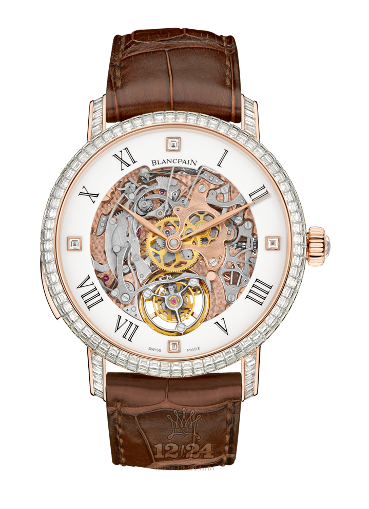 Blancpain Le Brassus Watch 0233-6232A-55B 46 mm Red gold Case White Dial