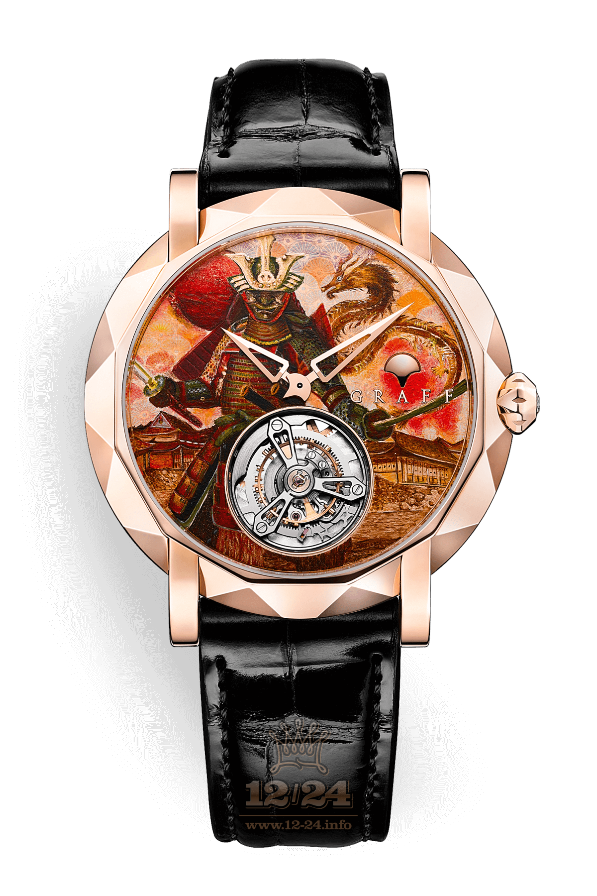 Graff Technical Watches Watch MGU43PGJPSM1 43 mm Pink gold Case Painted Dial
