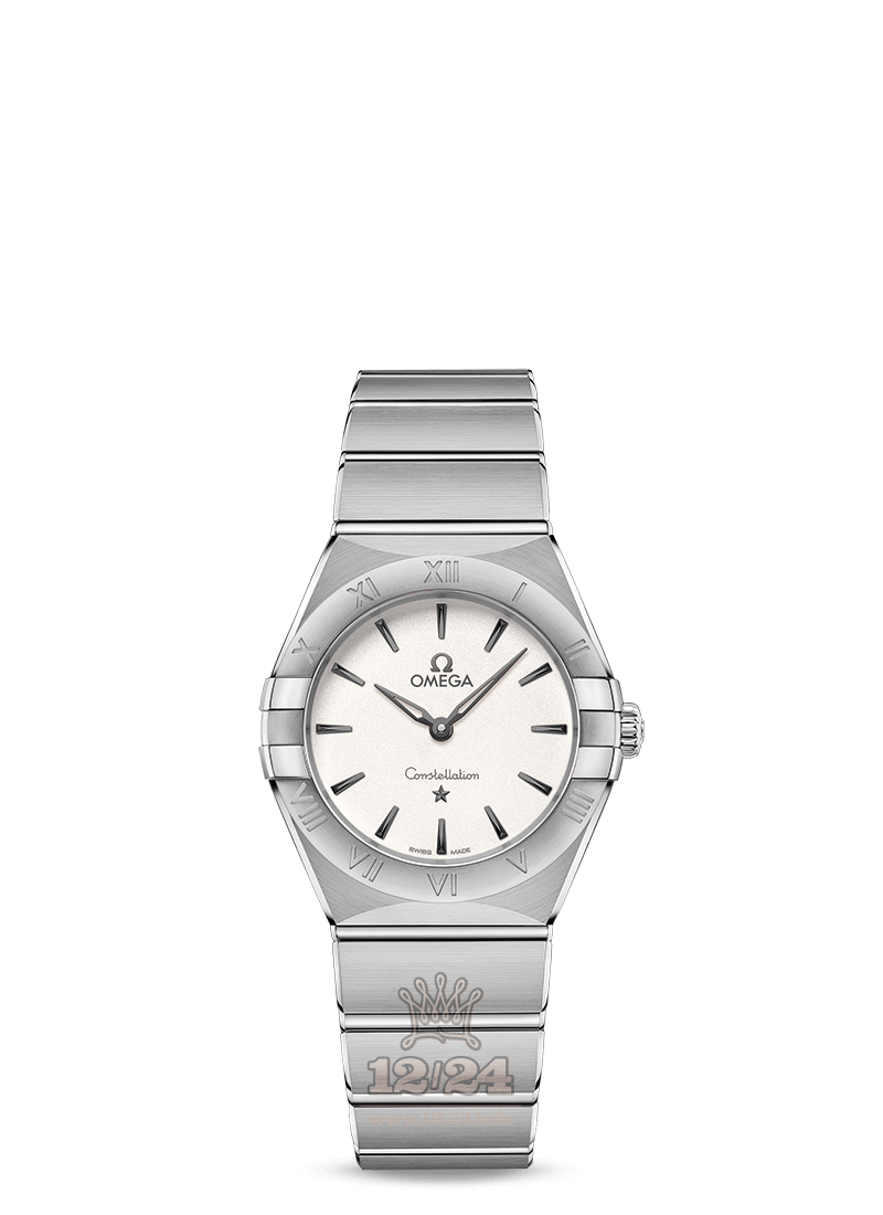 Omega Constellation Watch 131.10.28.60.02.001 28 mm Stainless steel Case Silver Dial