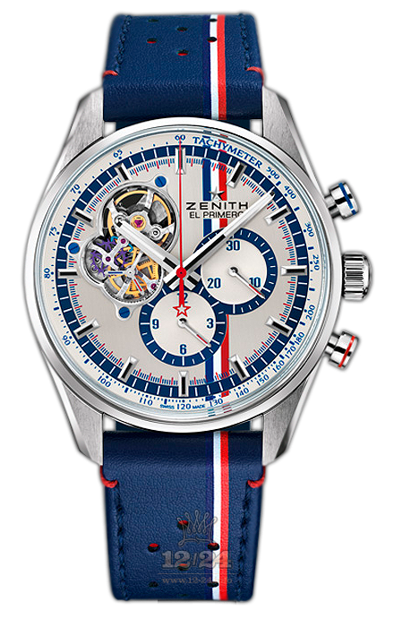 Zenith El Primero Watch 03.2044.4061/01.C746 42 mm Stainless steel Case Gray Silver Dial