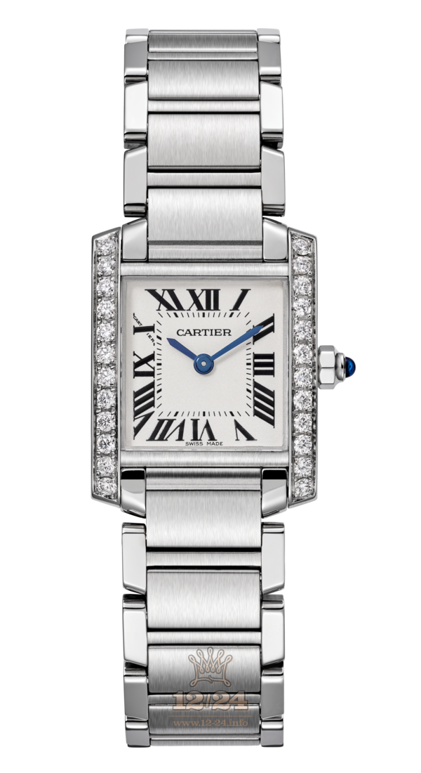 Cartier Tank Watch W4TA0008 Stainless steel Case White Dial
